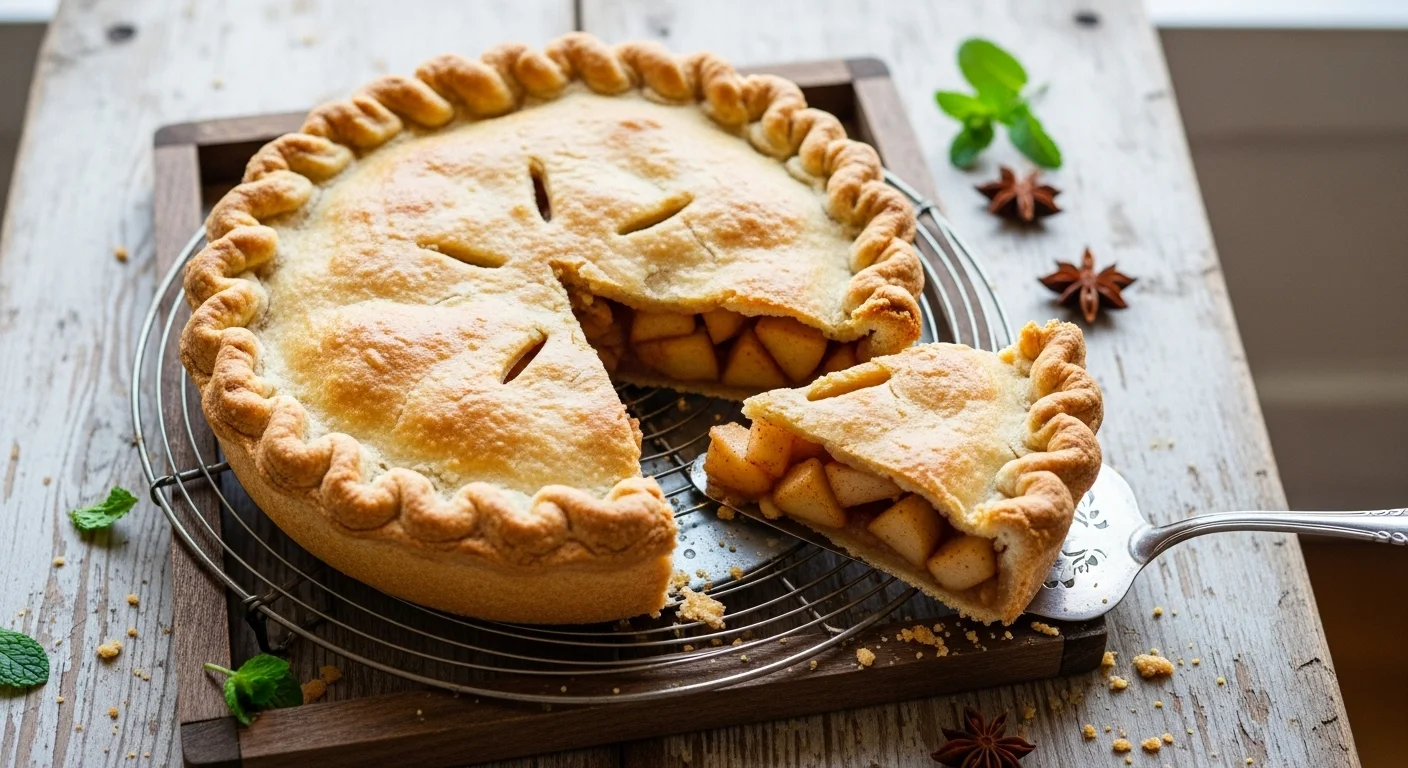 The Easiest Vegan Apple Pie (With A Flaky Crust)