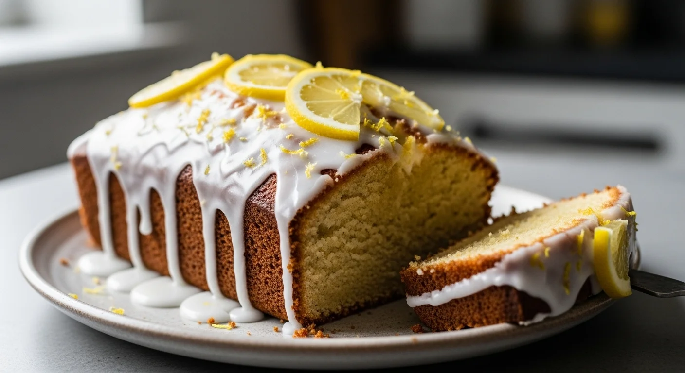 Tangy Vegan Lemon Drizzle Cake (A British Classic)