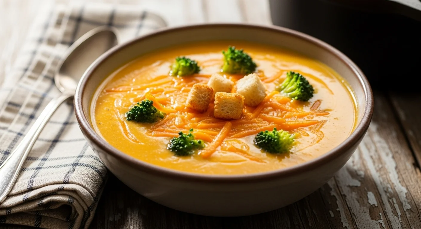 Easy Broccoli Cheddar Soup (Better Than Panera)