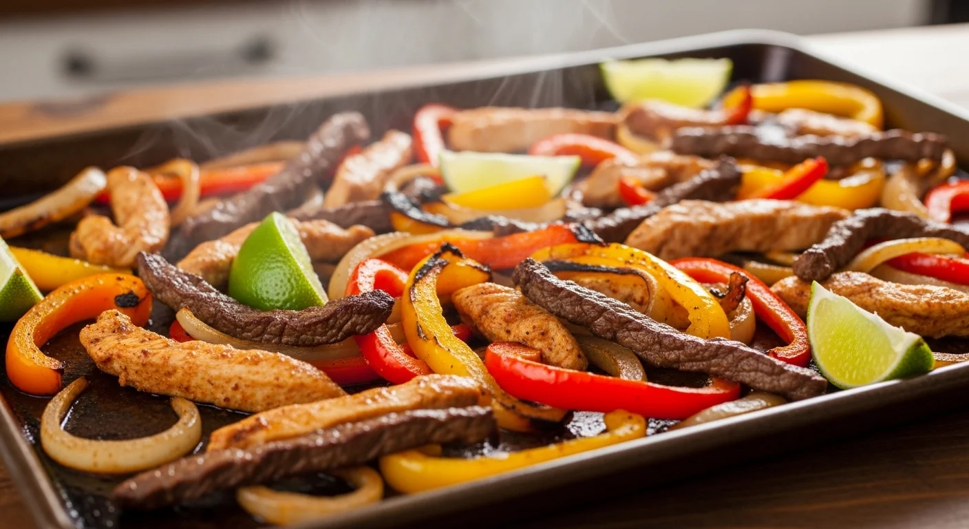 Easy Sheet Pan Fajitas (Chicken Or Beef)