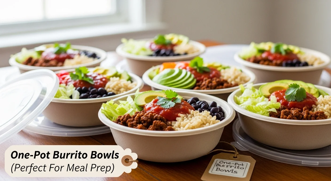One-Pot Burrito Bowls (Perfect For Meal Prep)