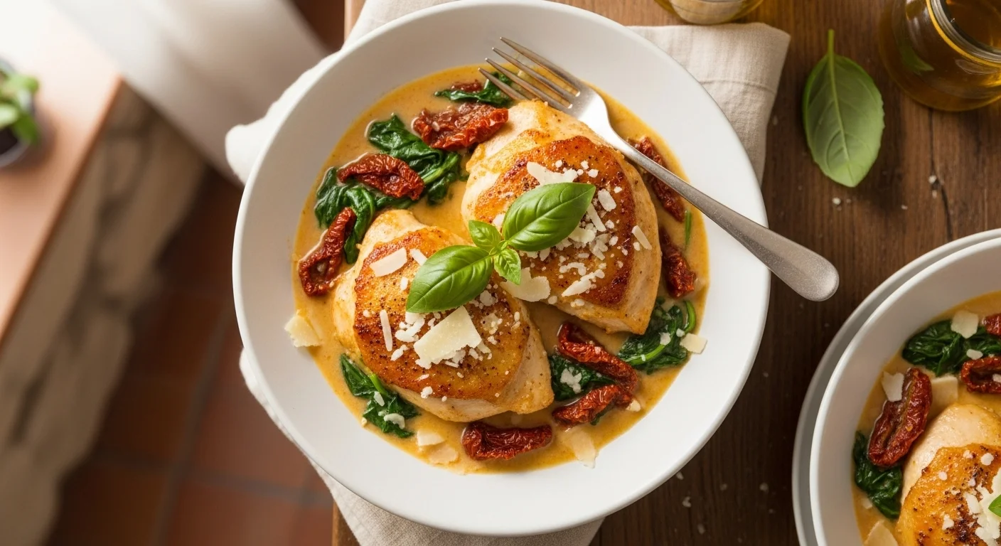 Easy Tuscan Chicken (A Creamy, Dreamy Skillet Meal)