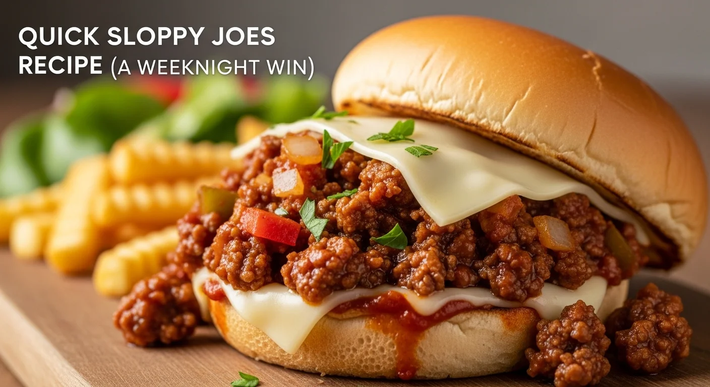 Quick Sloppy Joes Recipe (A Weeknight Win)