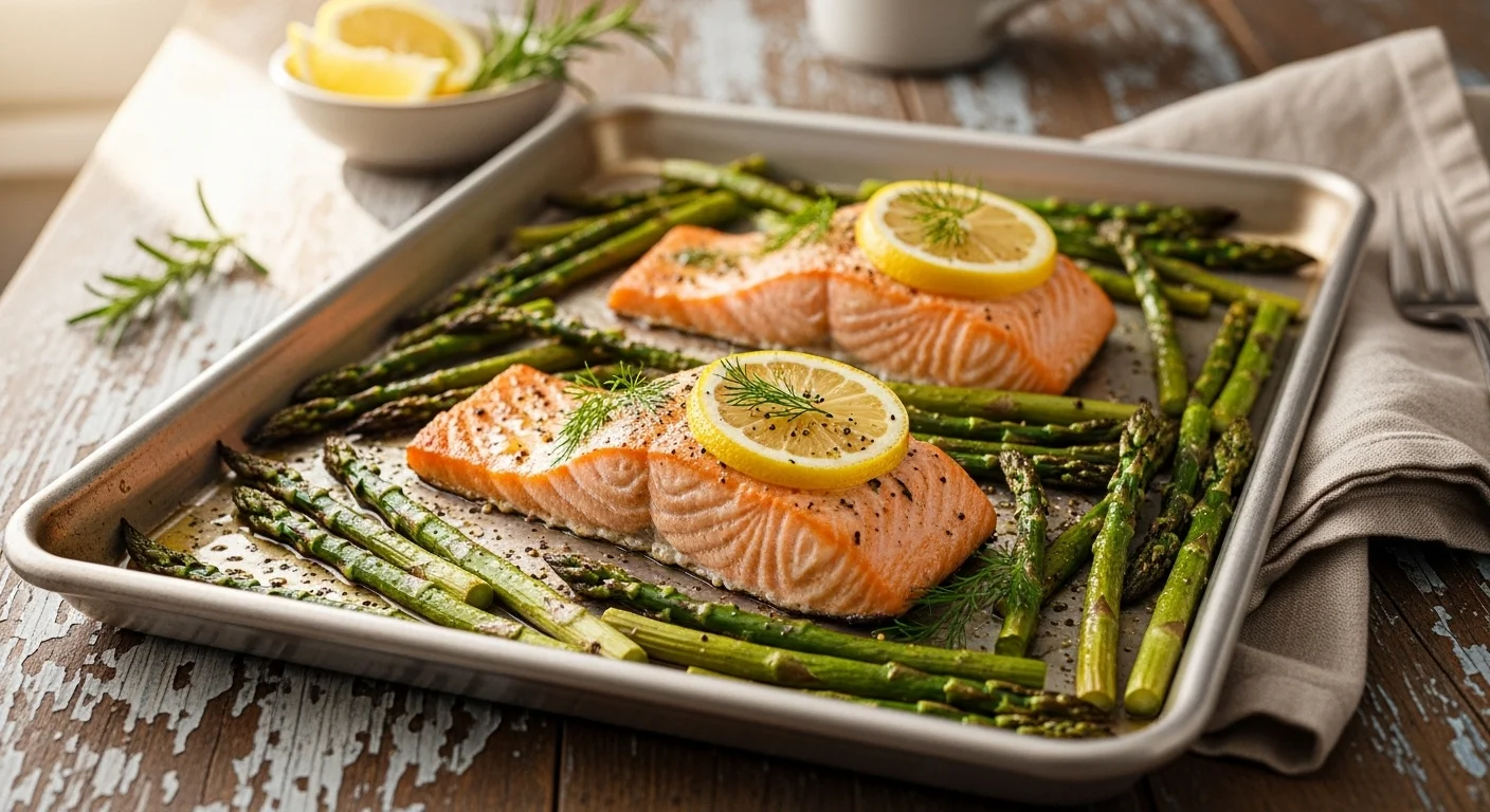 Sheet Pan Salmon And Asparagus (A Perfect Quick Meal)
