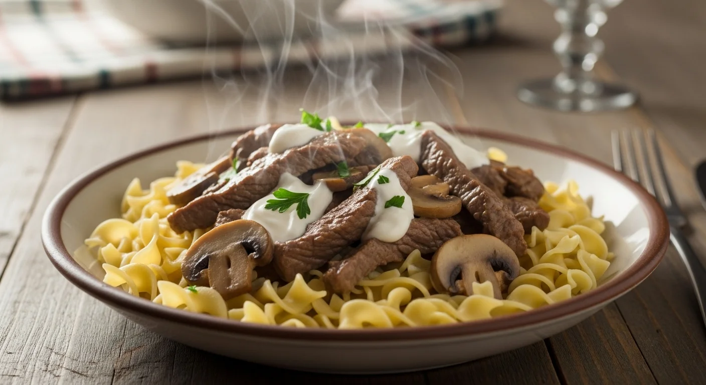 Quick Beef Stroganoff (A Classic Comfort Food)