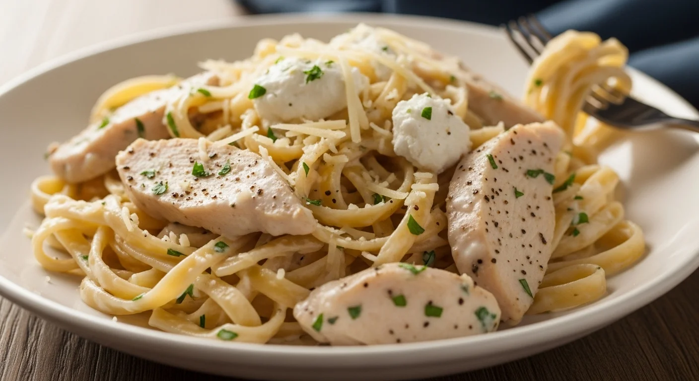 Quick Chicken Alfredo (A Creamy, Dreamy Dinner)