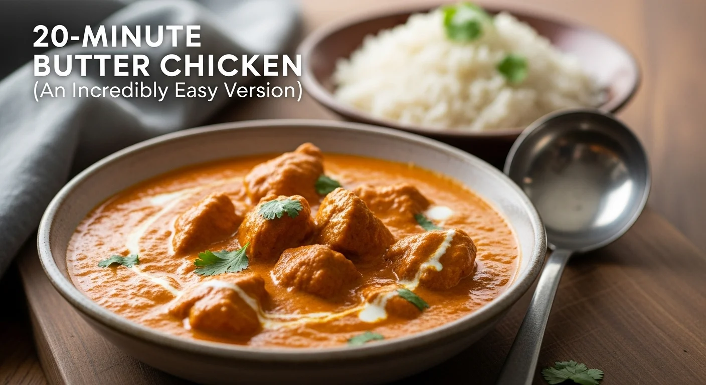 20-Minute Butter Chicken (An Incredibly Easy Version)