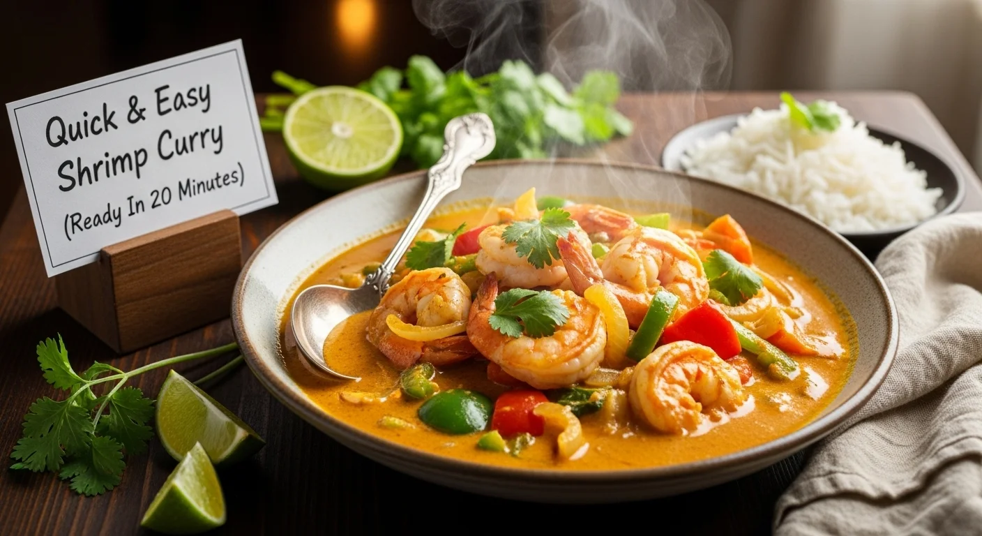Quick & Easy Shrimp Curry (Ready In 20 Minutes)