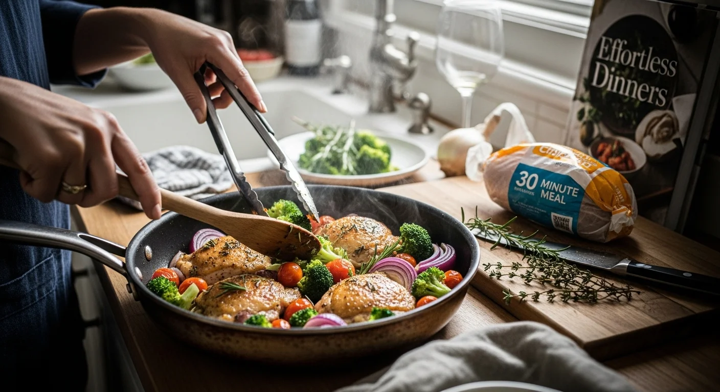 Easy One-Pan Chicken Dinner (Ready In 30 Minutes)