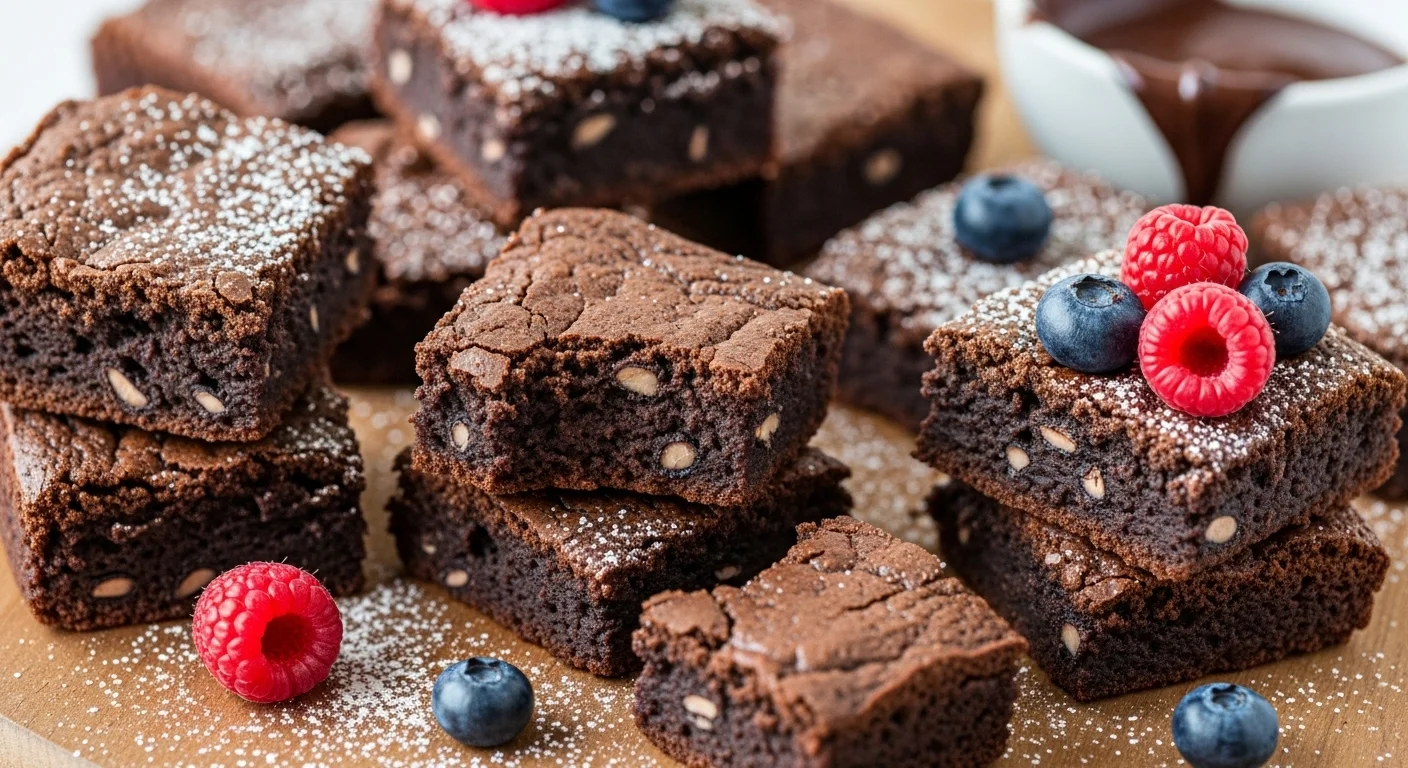 Shockingly Good Gluten-Free Black Bean Brownies (Healthy!)