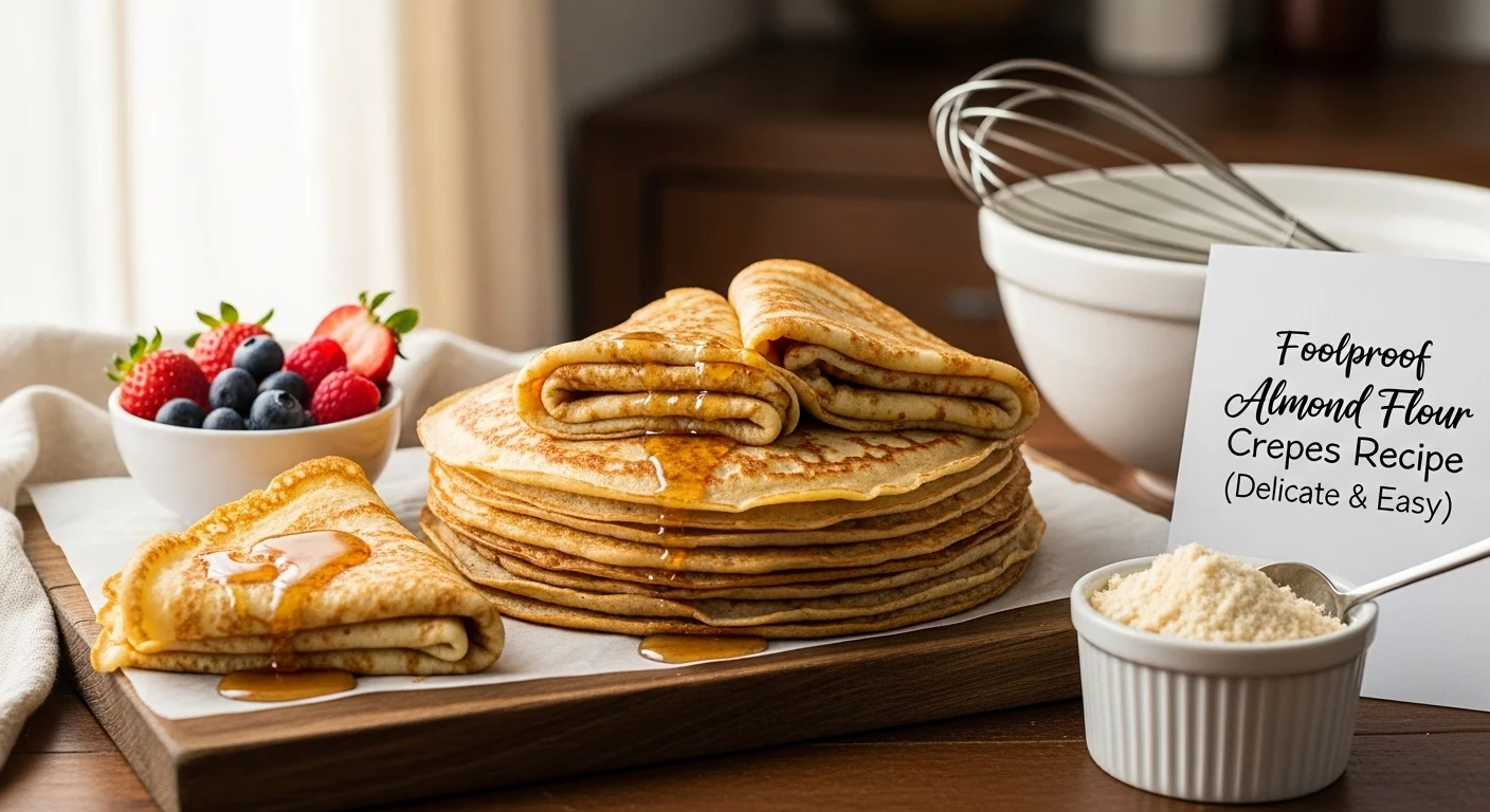Foolproof Almond Flour Crepes Recipe (Delicate & Easy)