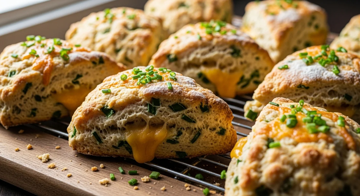 The Best Gluten-Free Savory Scones (Cheddar & Chive)