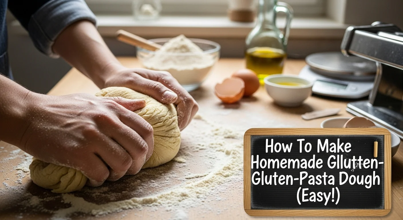 How To Make Homemade Gluten-Free Pasta Dough (Easy!)
