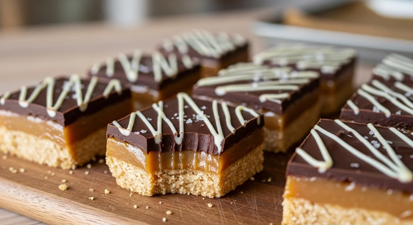 Gluten-Free Millionaire's Shortbread (Caramel & Chocolate)