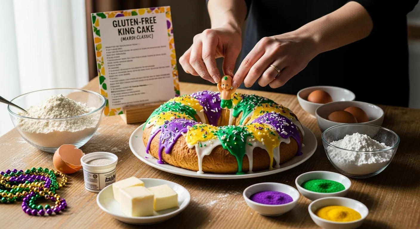 How To Make A Gluten-Free King Cake (Mardi Gras Classic)