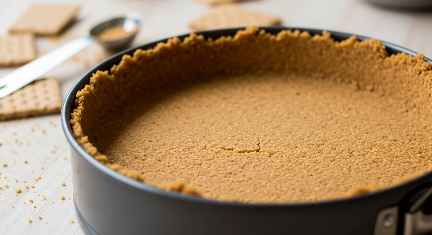 Easy Gluten-Free Graham Cracker Crust (For Cheesecakes)