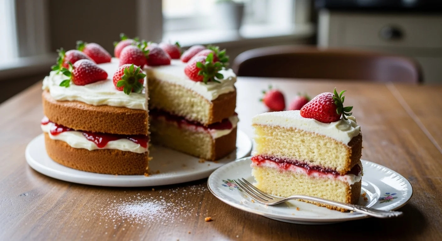 Gluten-Free Victoria Sponge Cake (A British Classic)