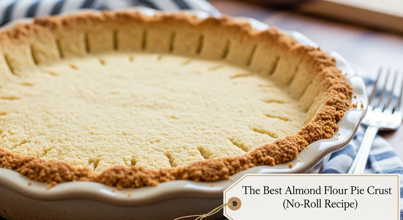 The Best Almond Flour Pie Crust (No-Roll Recipe)