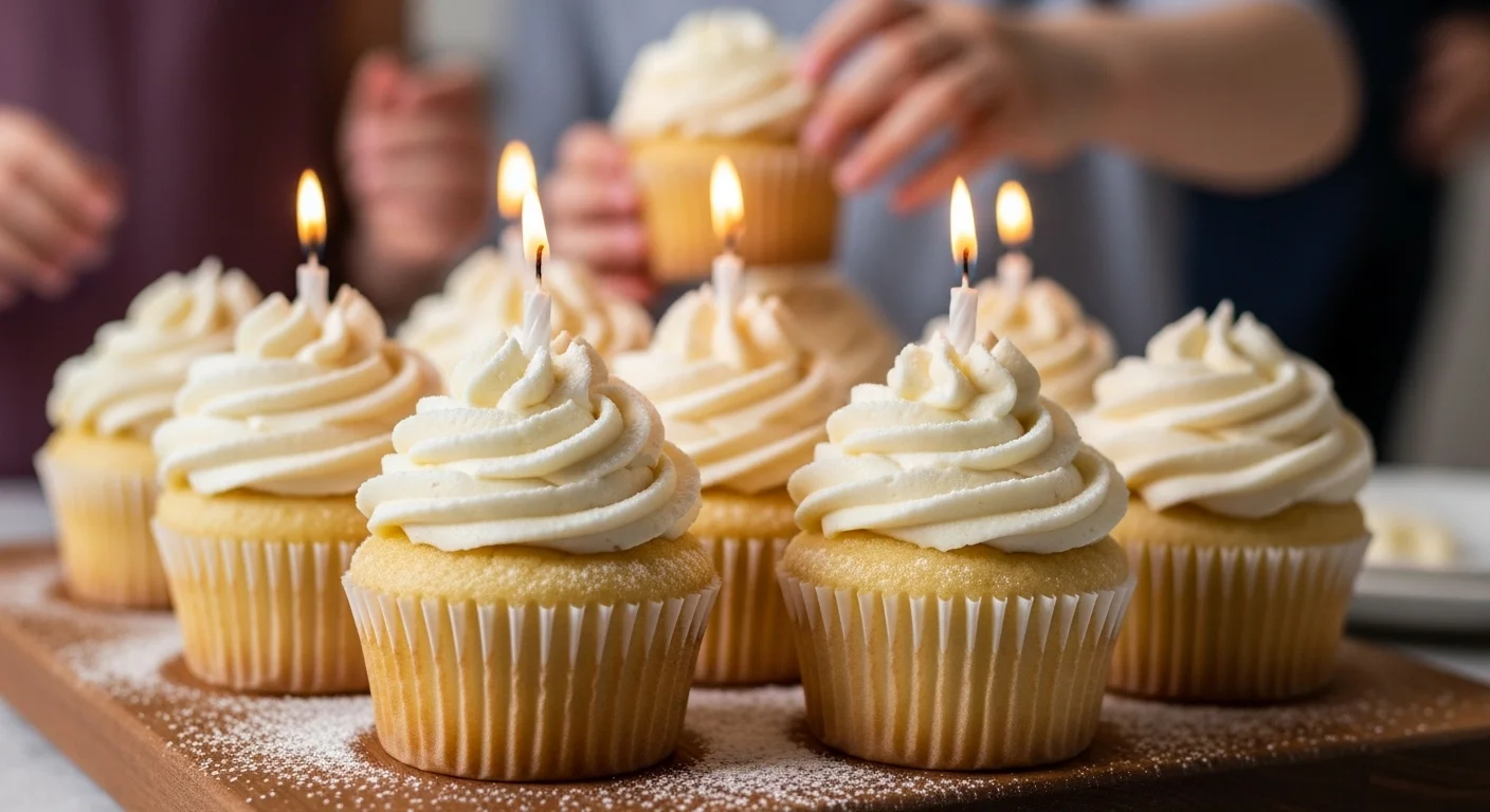 Fluffy Gluten-Free Vanilla Cupcakes (Easy Party Recipe)