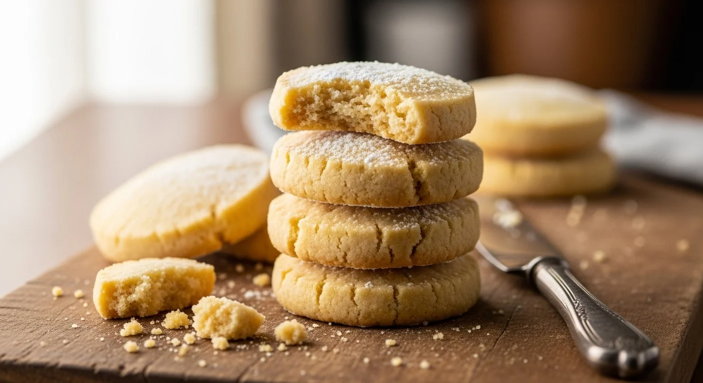 Simple Gluten-Free Shortbread Cookies (Buttery & Crumbly)