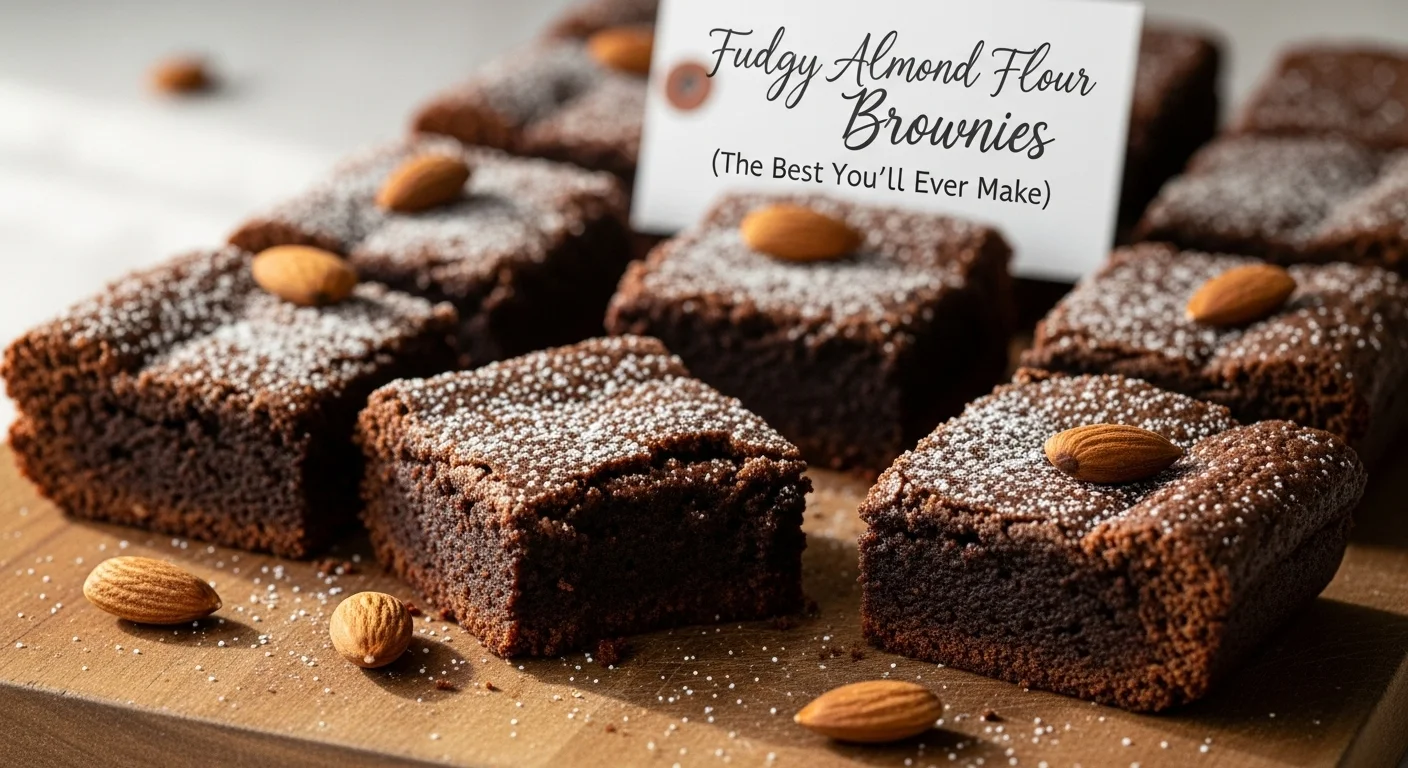 Fudgy Almond Flour Brownies (The Best You'll Ever Make)