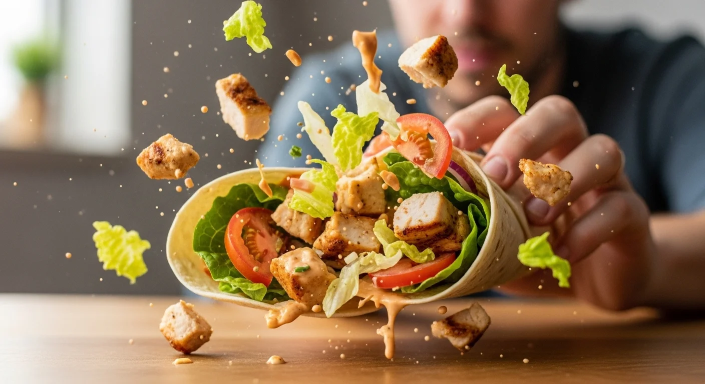 This Protein-Rich Chicken Wrap Keeps Blowing Up