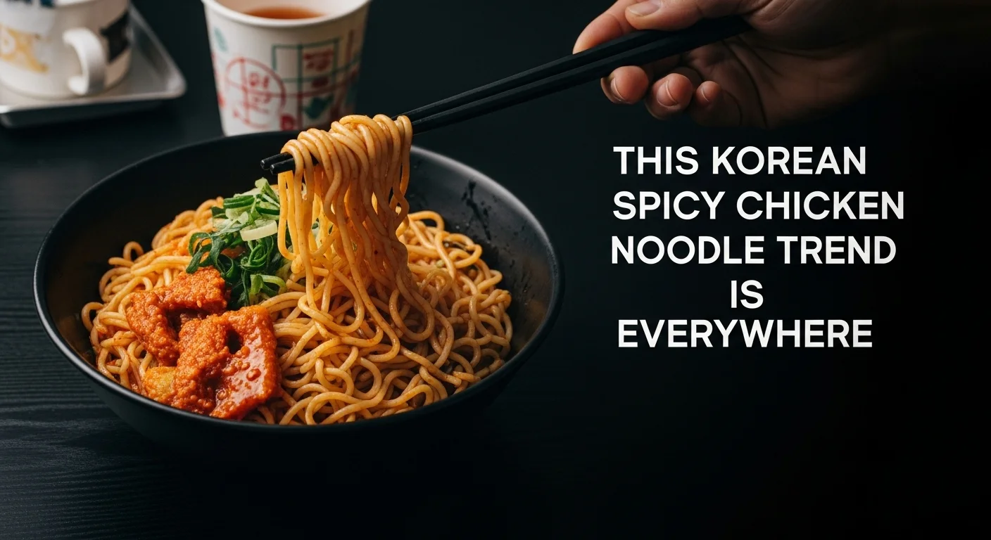 This Korean Spicy Chicken Noodle Trend Is Everywhere