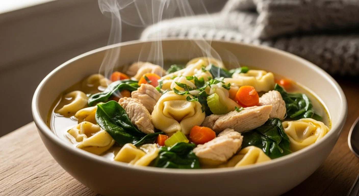 This Cozy Chicken Tortellini Soup Trend Deserves Hype