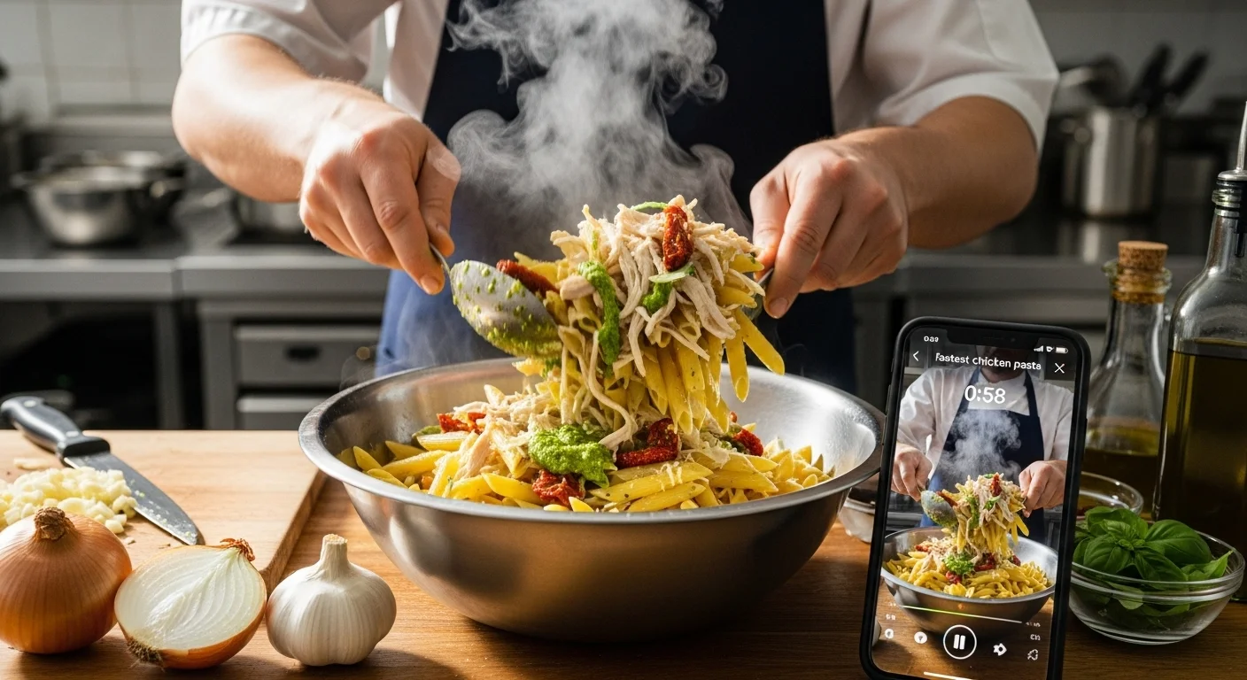 The Fastest Chicken Pasta Trend I�ve Ever Tried