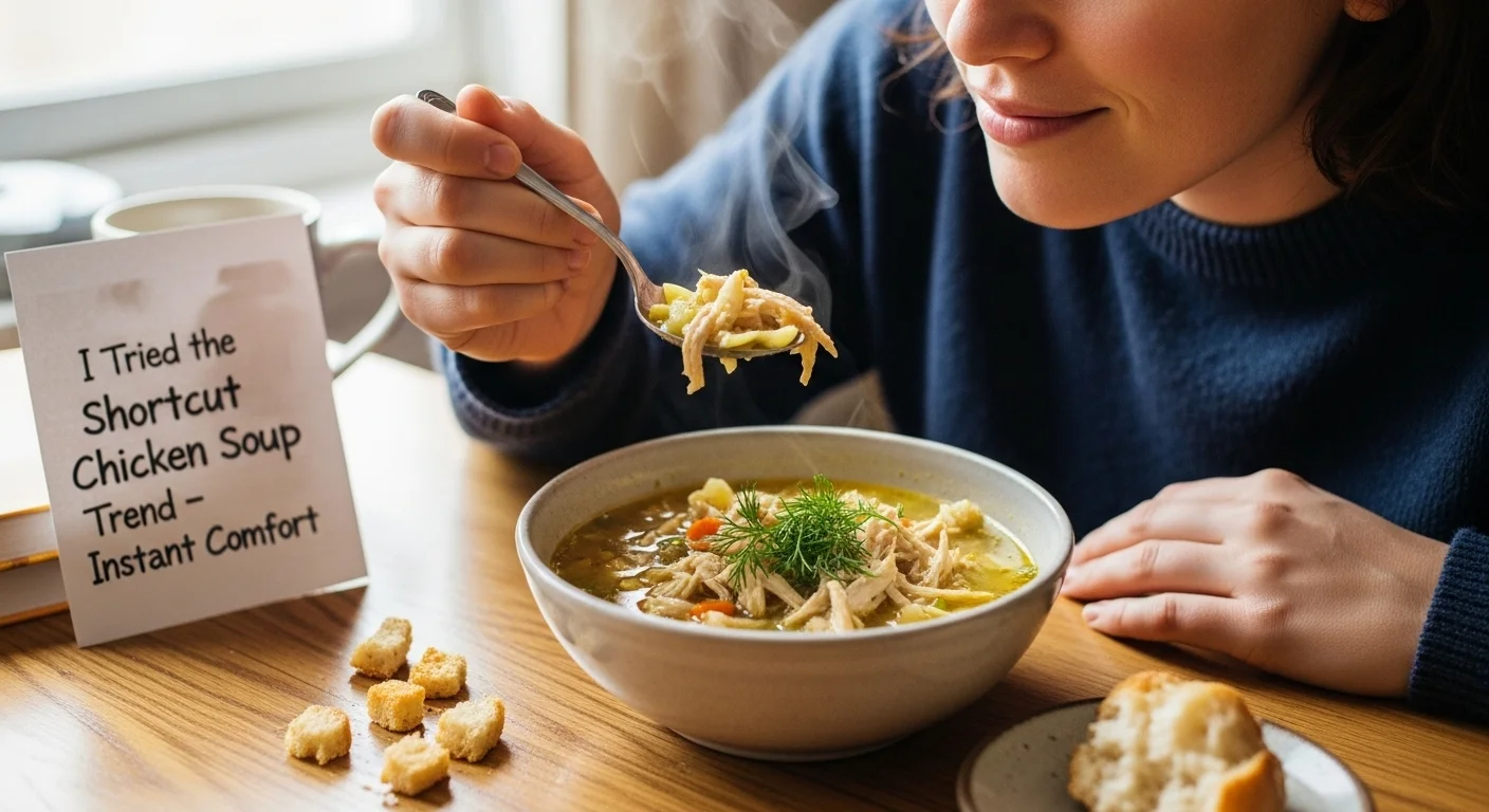 I Tried the Shortcut Chicken Soup Trend�Instant Comfort