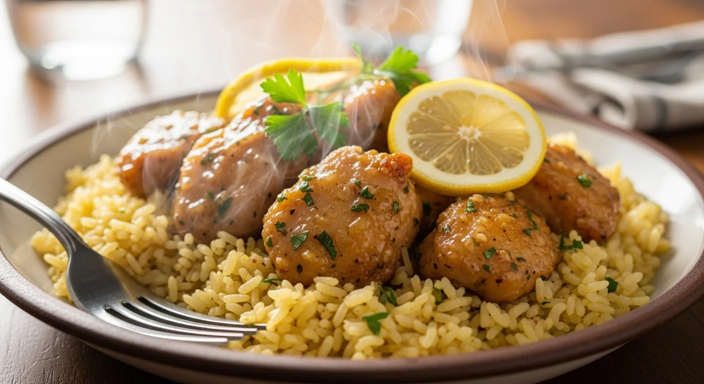 The Viral Lemon Butter Chicken Rice That Blew My Mind