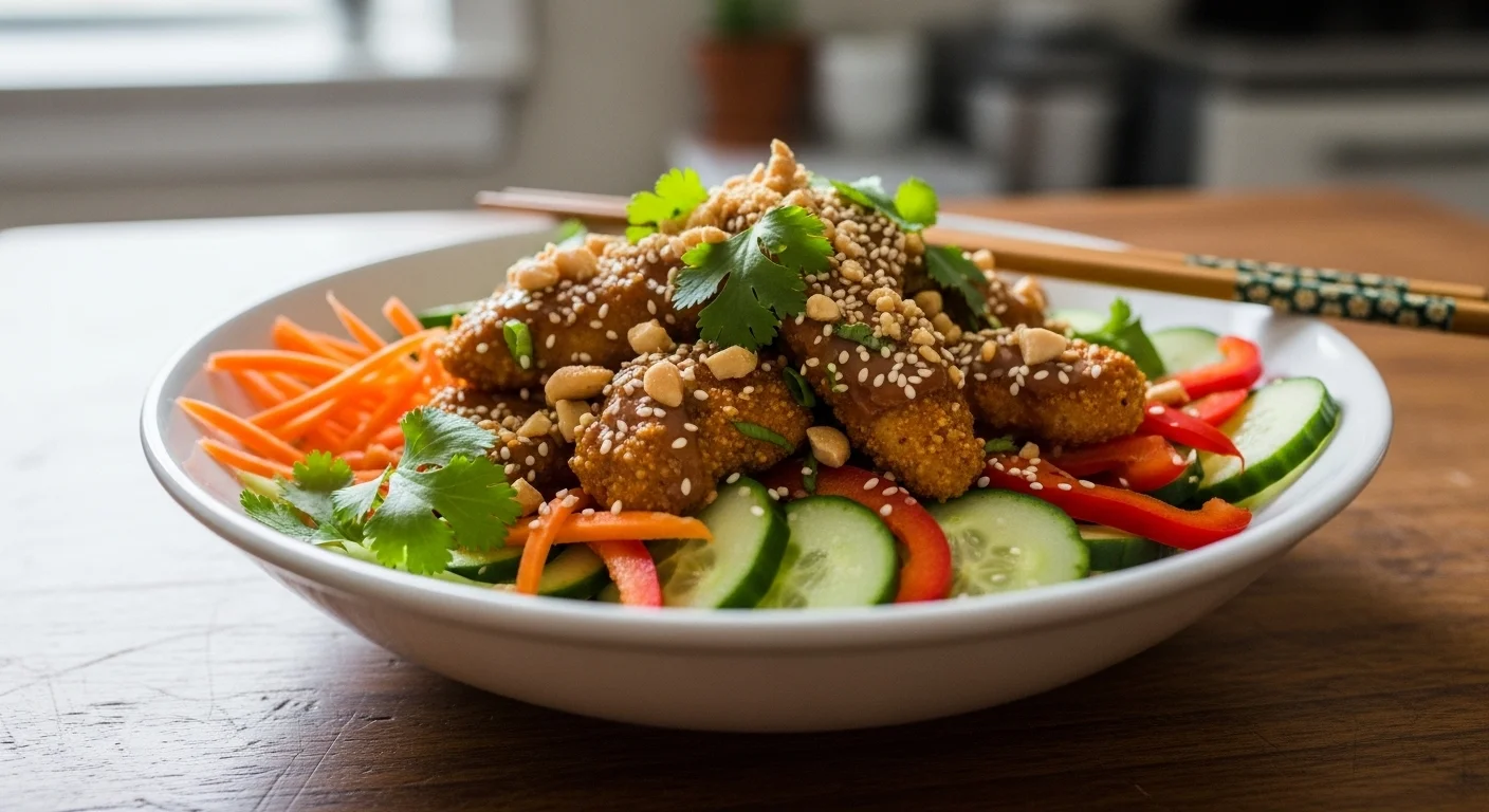 This Ultra-Fast Peanut Chicken Bowl Is Taking Over
