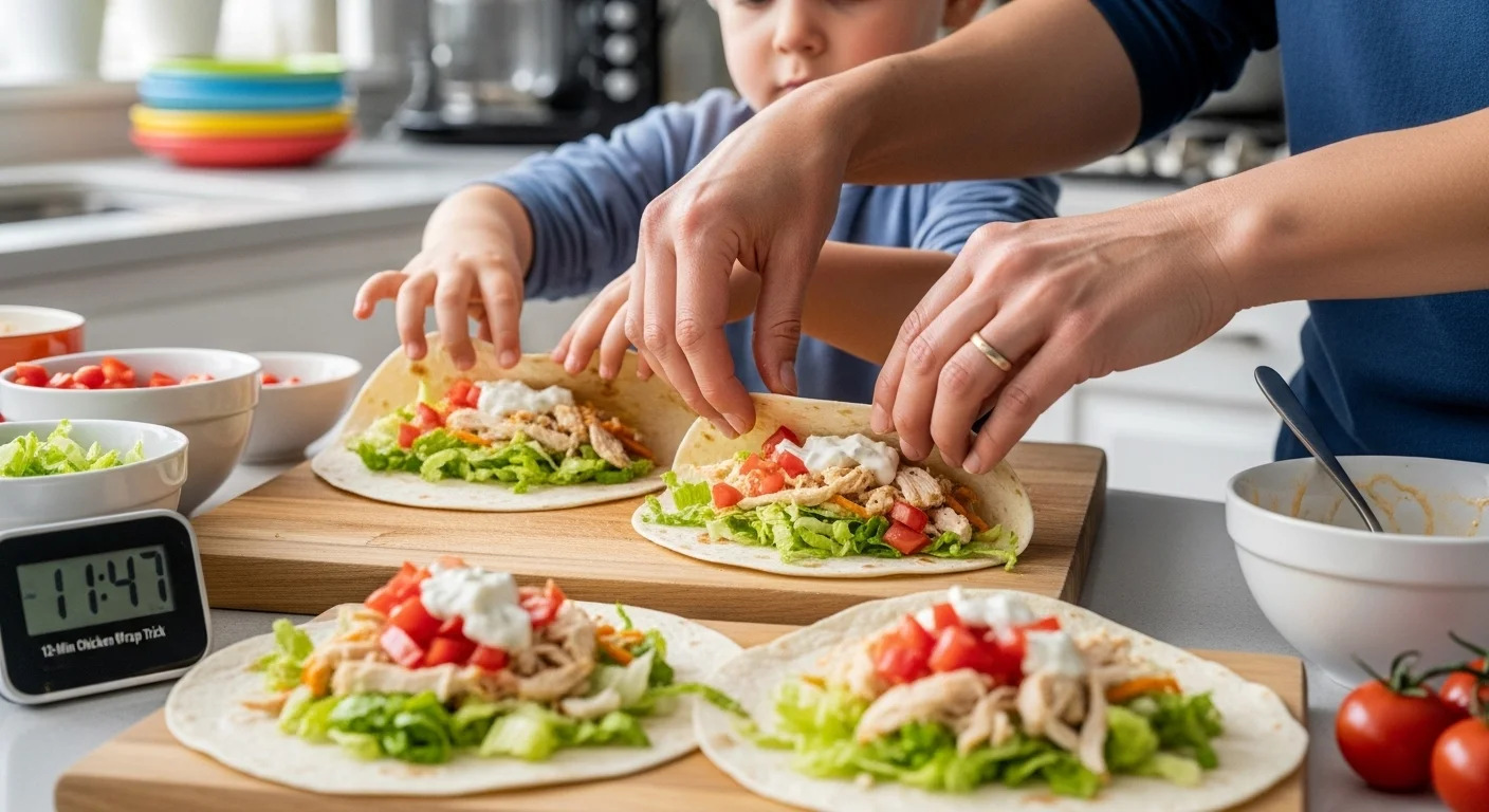 Everyone's Trying This 12-Min Chicken Wrap Trick