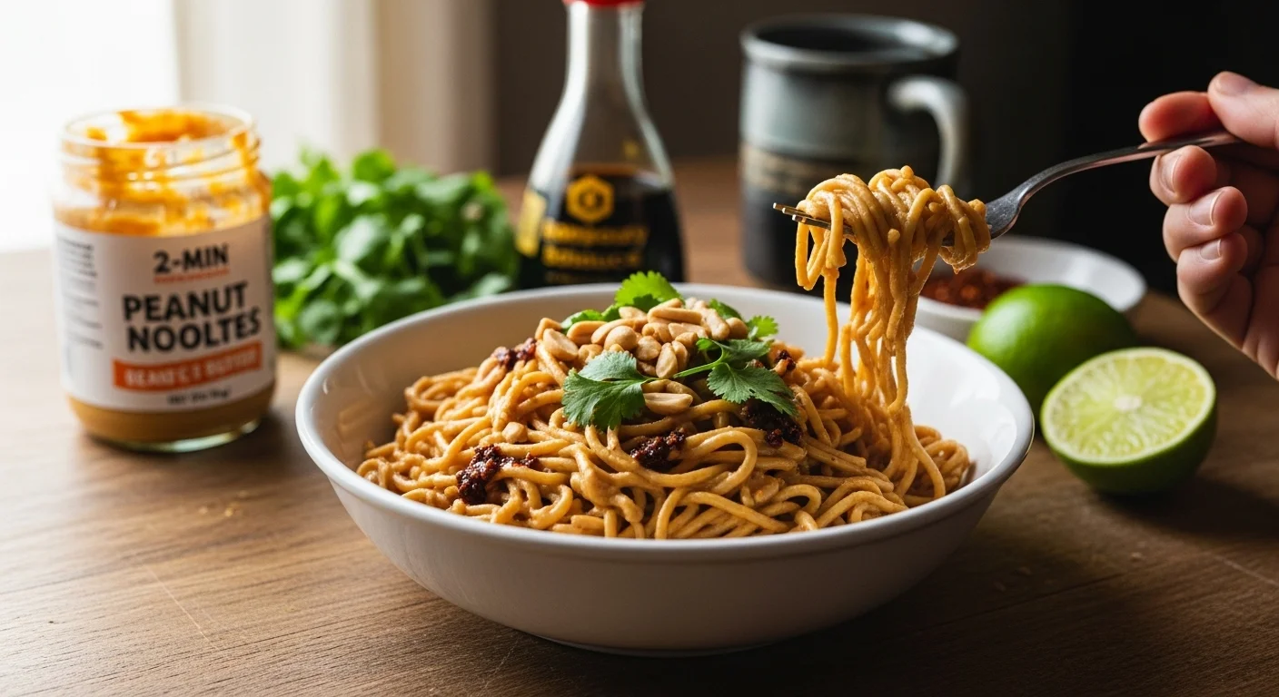 The 2-Min Peanut Noodle Trend I Can't Stop Repeating