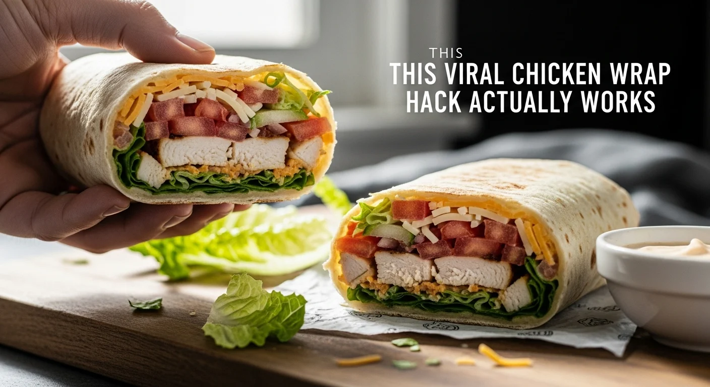 This Viral Chicken Wrap Hack Actually Works