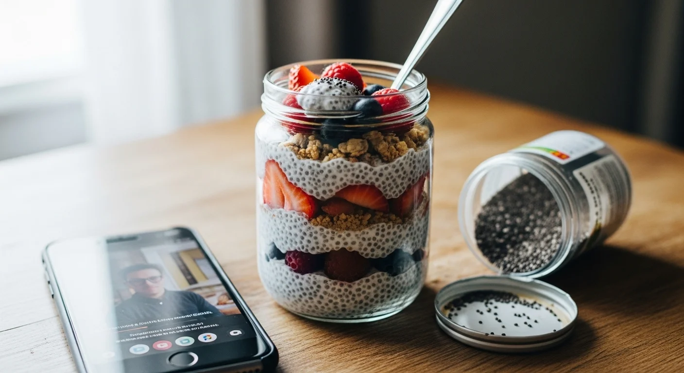 I Tried the TikTok Chia Pudding Parfait�Shocked