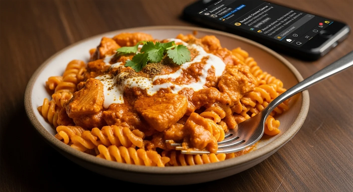 This Indian Butter Chicken Pasta Is Going Wild Online