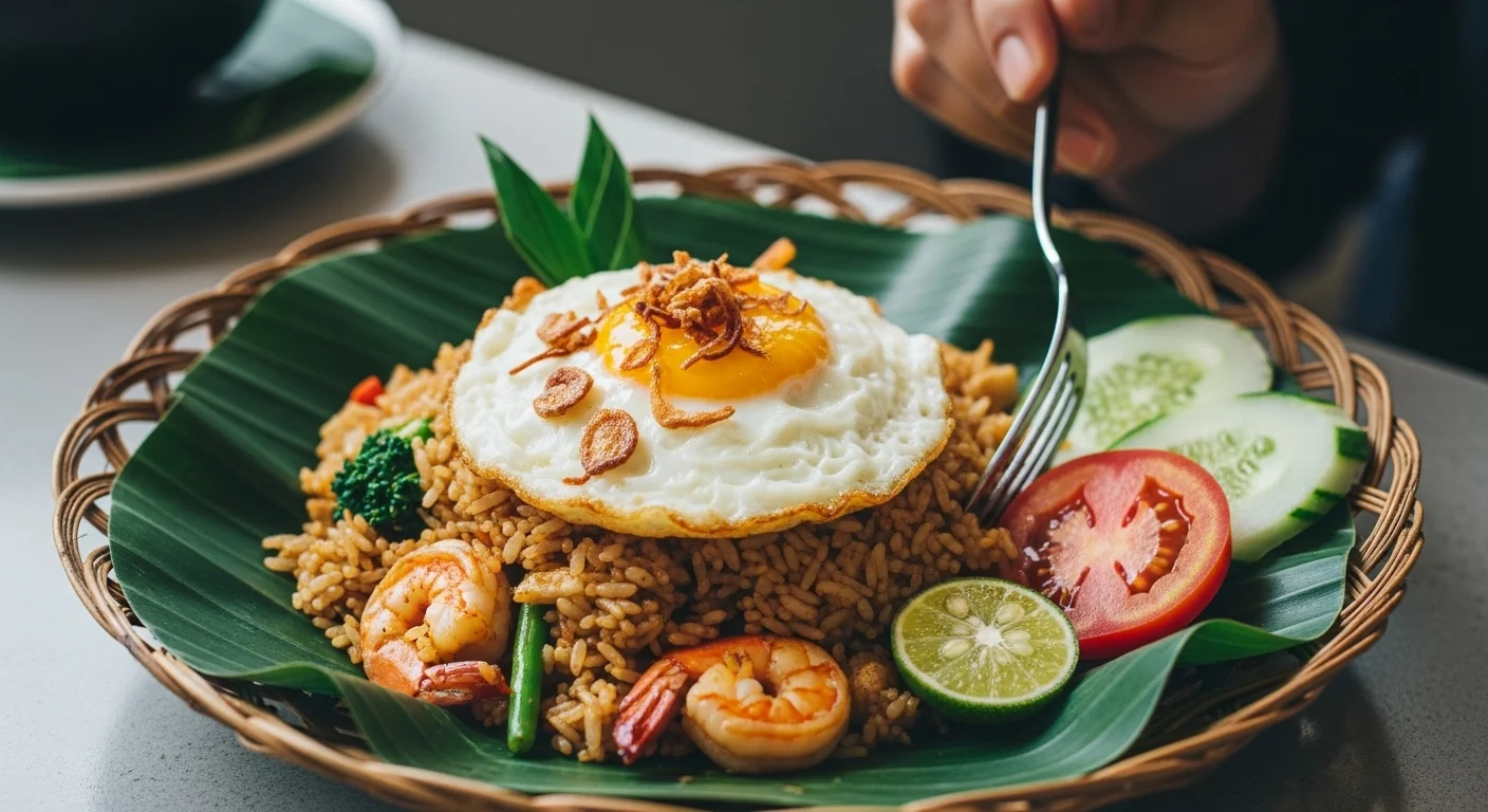 I Tried the Trending Indonesian Nasi Goreng�Amazing