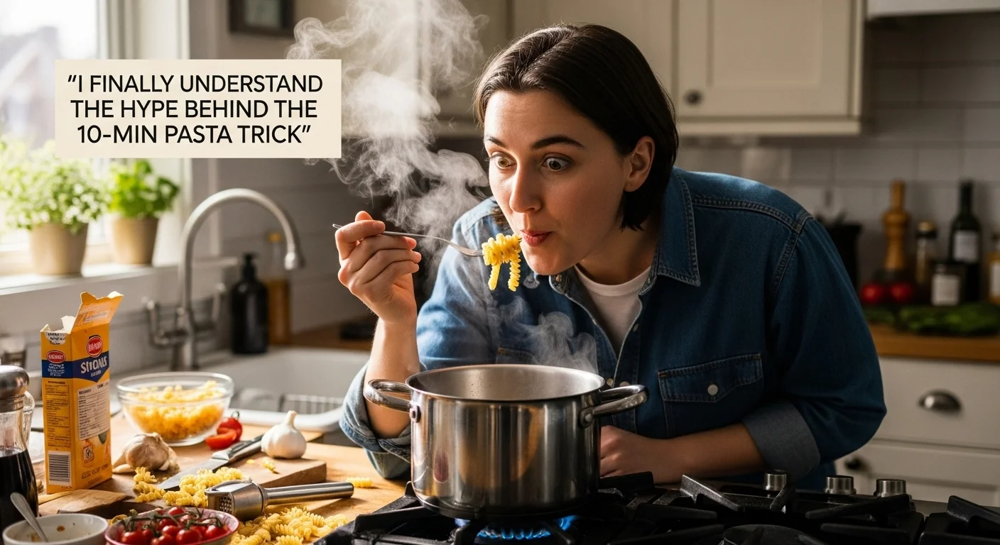I Finally Understand the Hype Behind the 10-Min Pasta Trick
