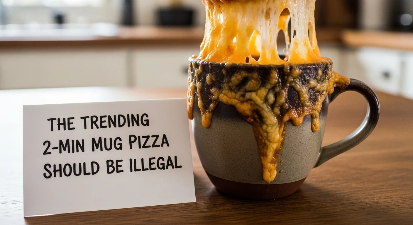 The Trending 2-Min Mug Pizza Should Be Illegal