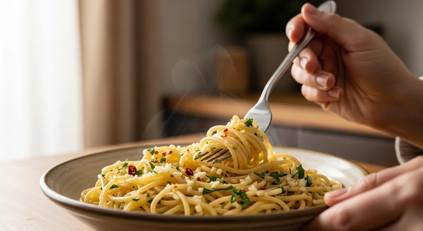 I Tried the 5-Min Garlic Butter Noodles Everyone's Posting