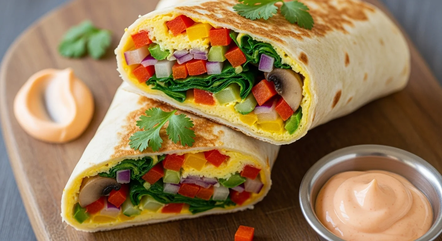 I Tried the Trending Veg Omelette Wrap and It's Genius