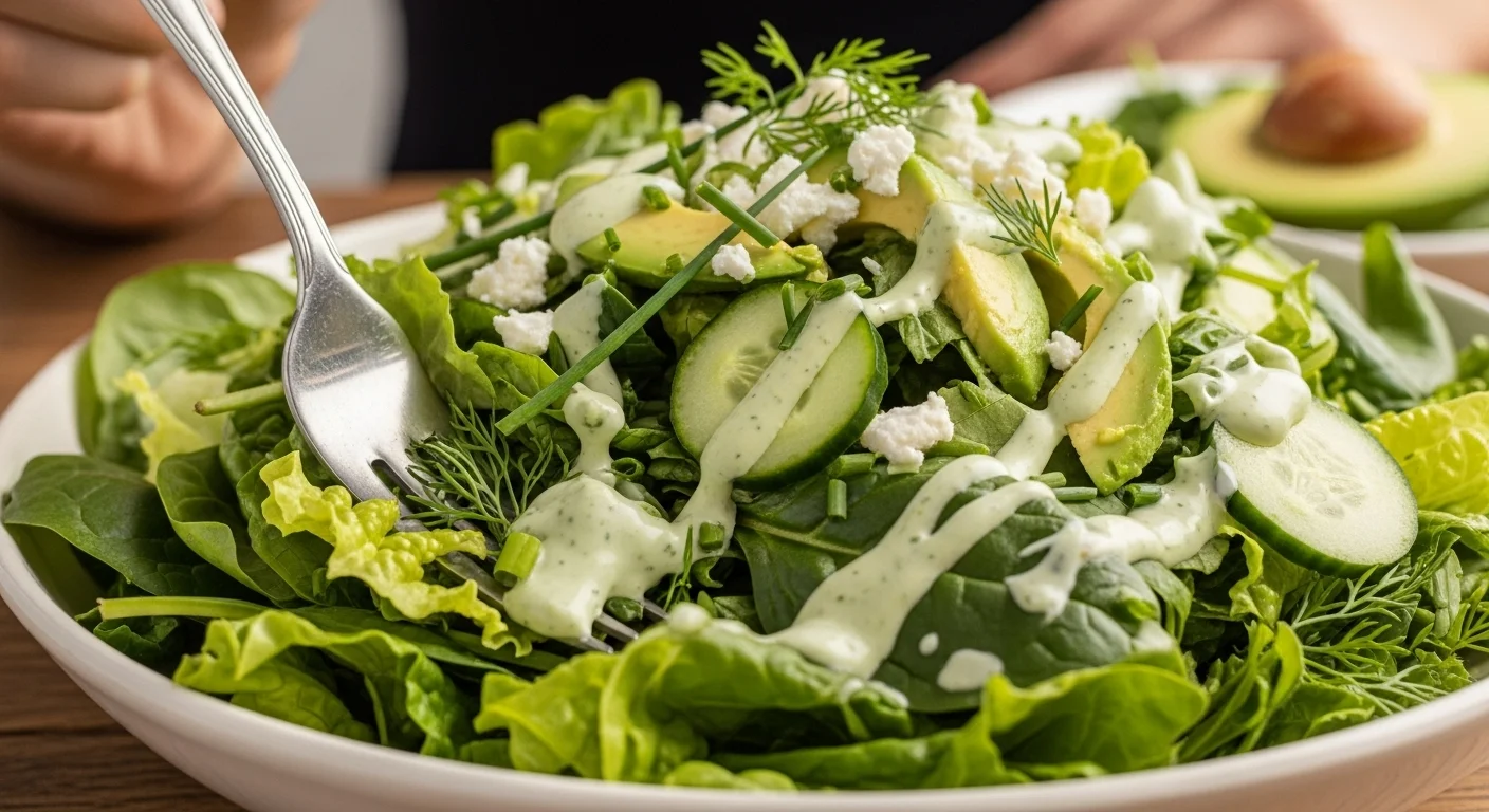 I Tried This Viral Green Goddess Salad and I Can't Stop Eating It