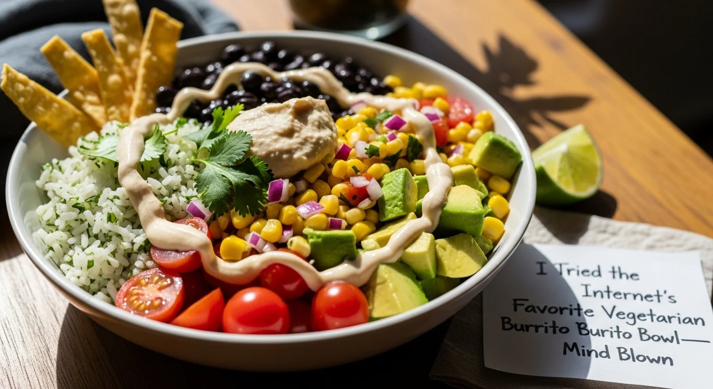 I Tried the Internet�s Favorite Vegetarian Burrito Bowl�Mind Blown