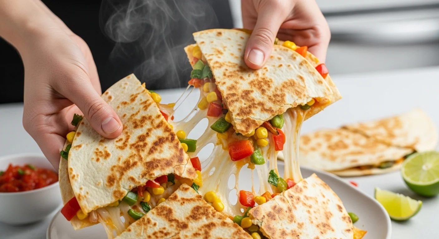 Everyone's Making This Cheesy Veg Quesadilla Hack Again
