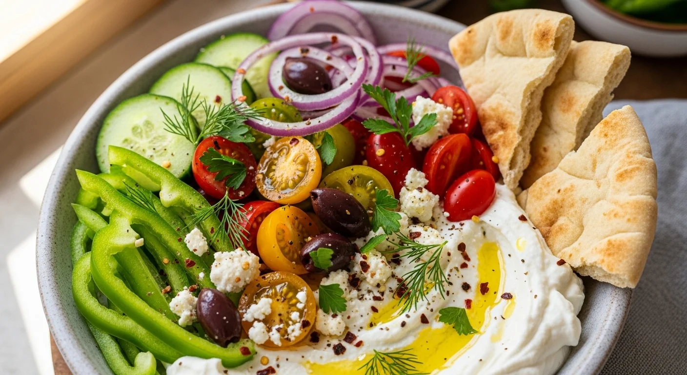 The Trending Whipped Feta Veggie Bowl You Need Immediately