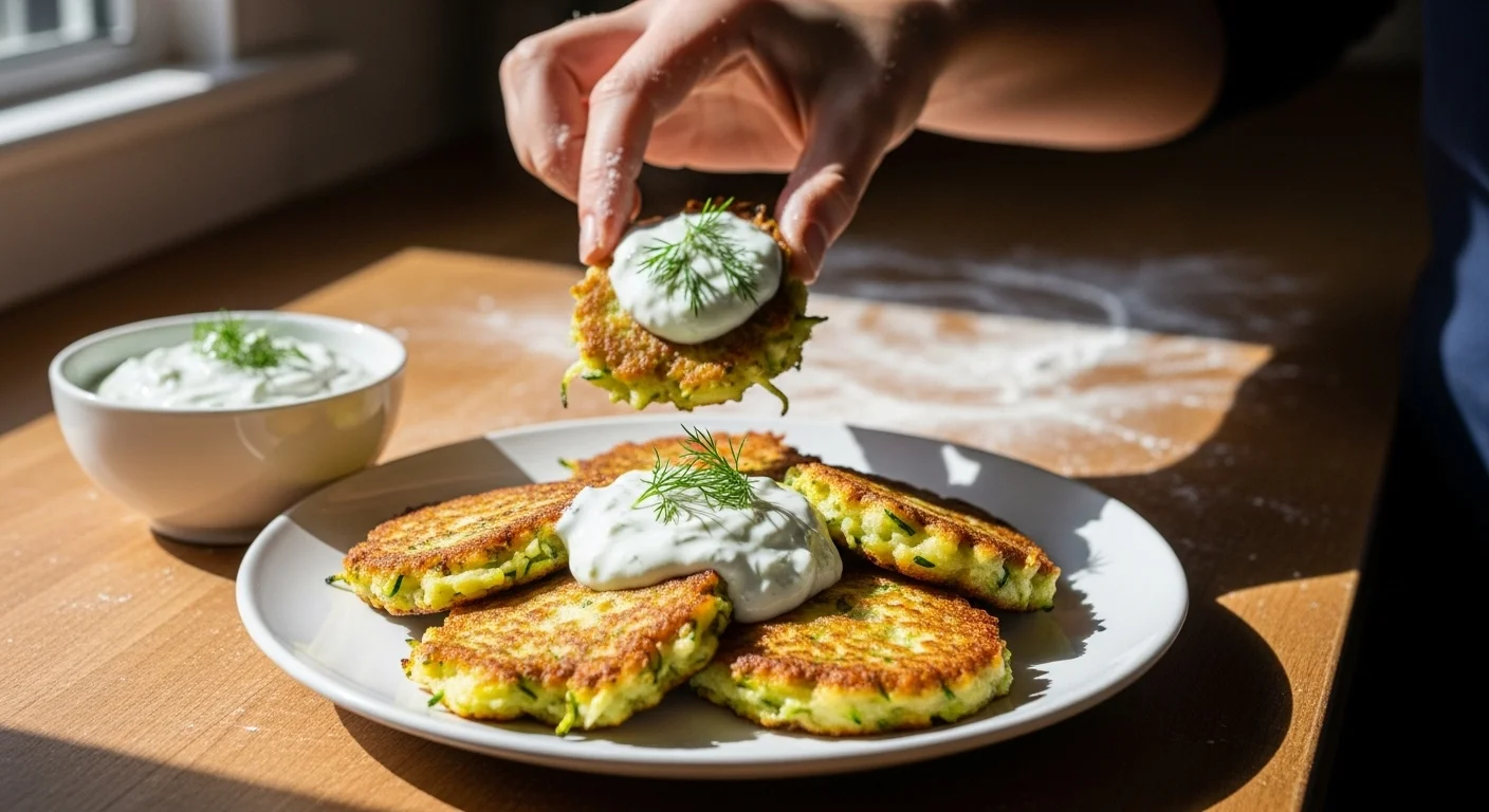 I Tried the TikTok Zucchini Fritters and Now I'm Hooked