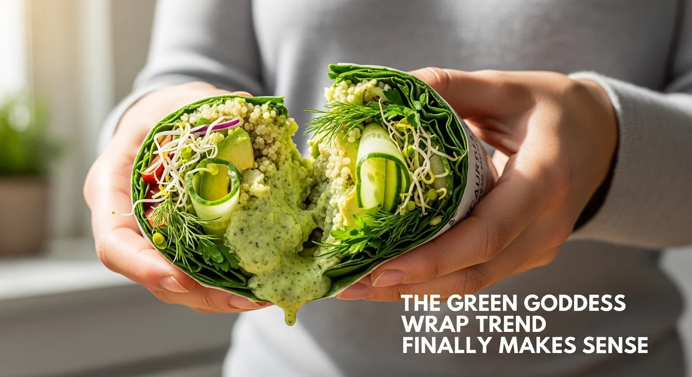 The Green Goddess Wrap Trend Finally Makes Sense