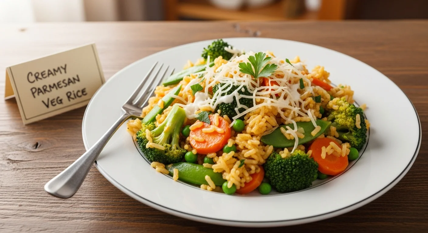 This Creamy Parmesan Veg Rice Is the Trend You Needed Today