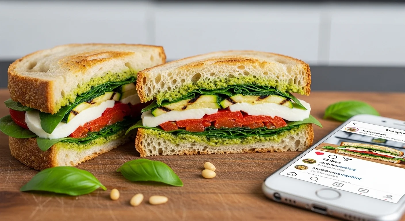 Instagram Won�t Shut Up About This Pesto Veg Sandwich